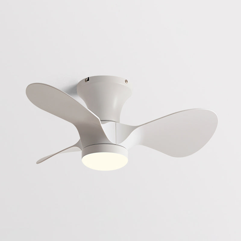 Fan Shape Metal Ceiling Fans Kid Style Single Light Ceiling Mount Fan Fixture