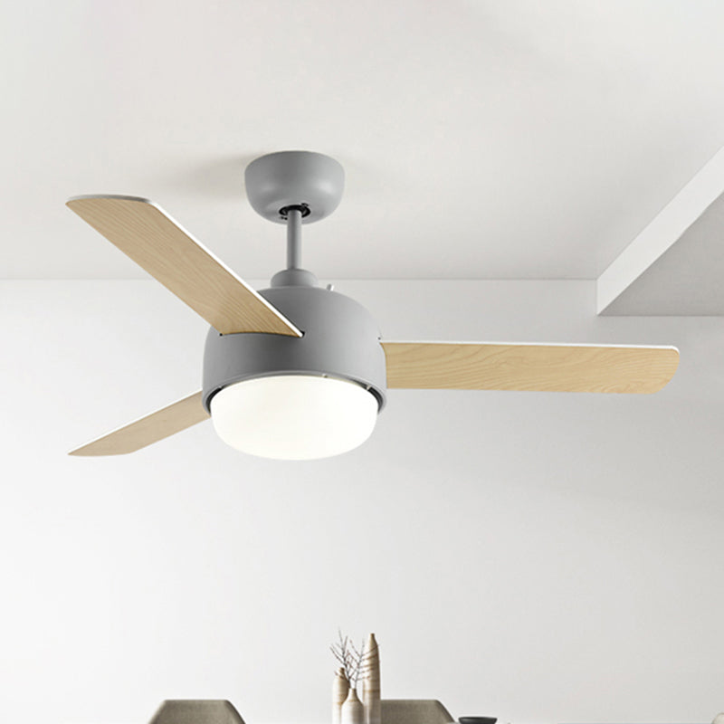 Metal Fan Shape Ceiling Fans Kid Style 1 Light Ceiling Mount Fan Fixture