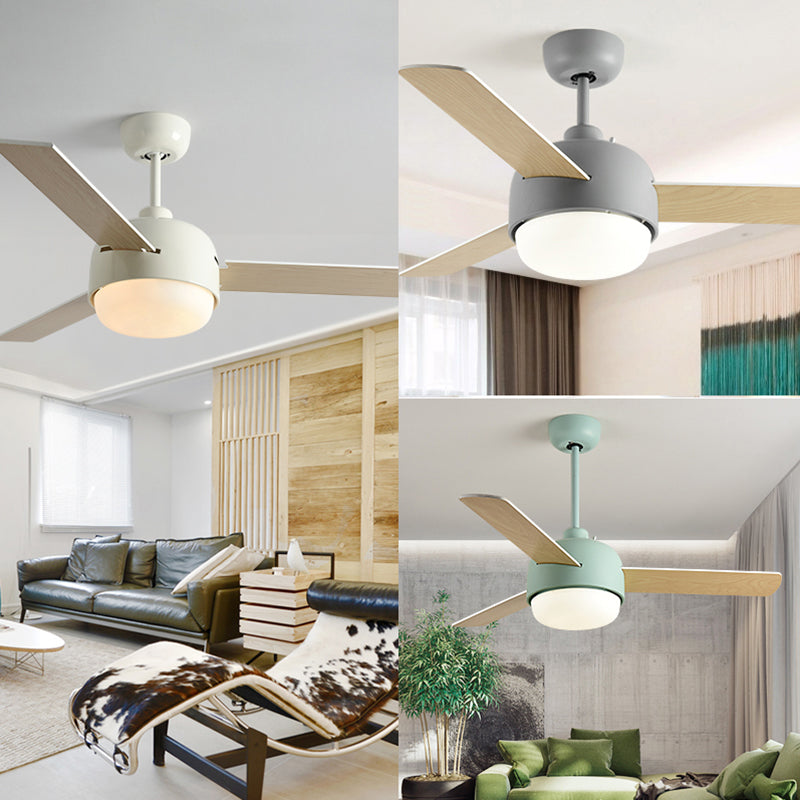 Metal Fan Shape Ceiling Fans Kid Style 1 Light Ceiling Mount Fan Fixture