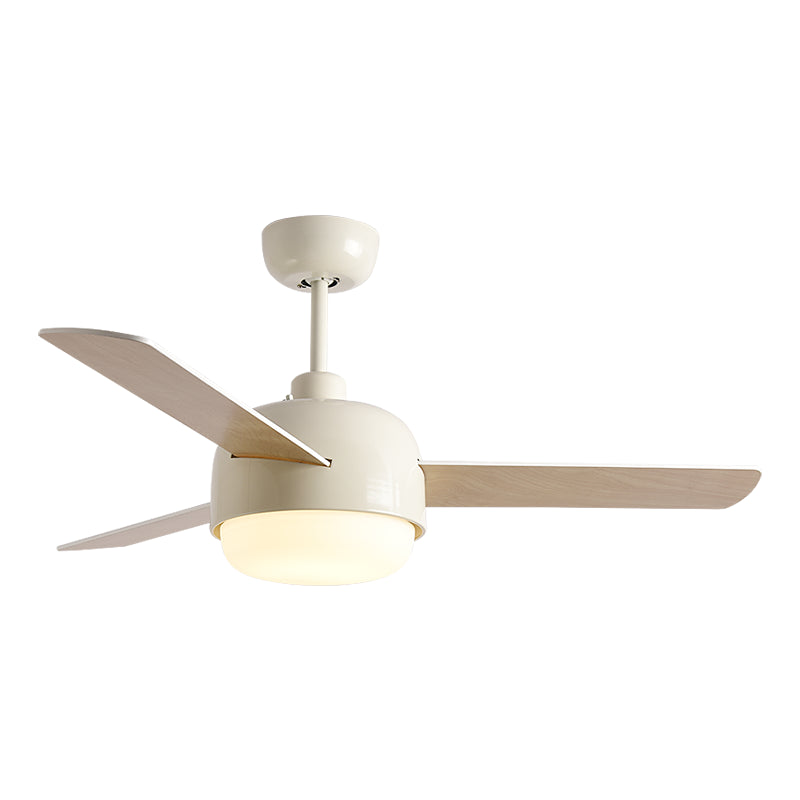 Metal Fan Shape Ceiling Fans Kid Style 1 Light Ceiling Mount Fan Fixture