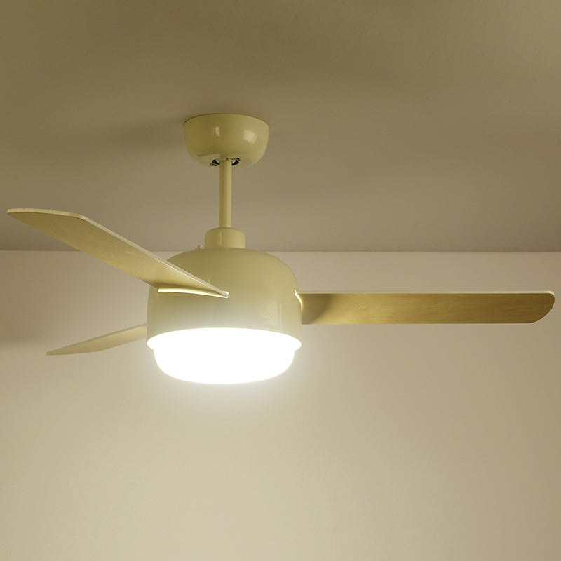 Metal Fan Shape Ceiling Fans Kid Style 1 Light Ceiling Mount Fan Fixture
