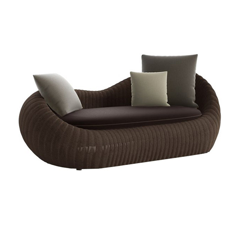 Outdoor Aluminum Frame Sofa Contemporary Water UV Resistant Patio Sofa