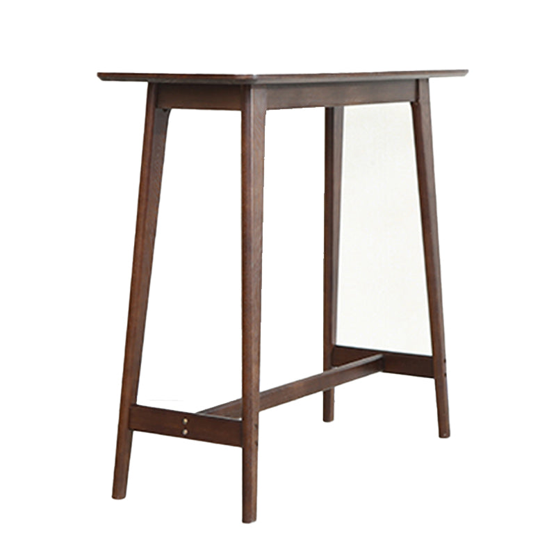 Solid Wood Counter Height Dining Table Modern Patio Bar Table