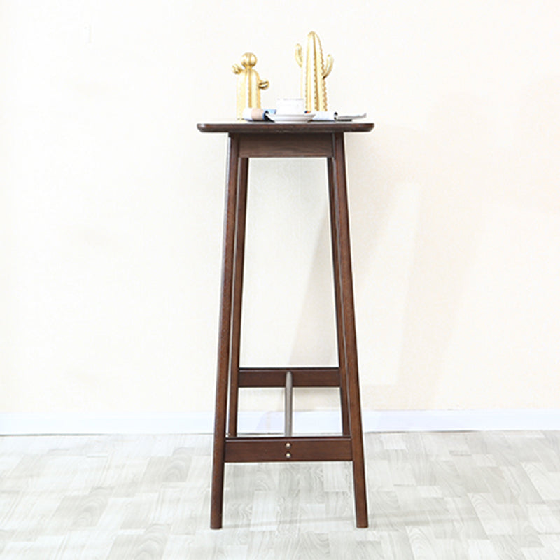 Solid Wood Counter Height Dining Table Modern Patio Bar Table