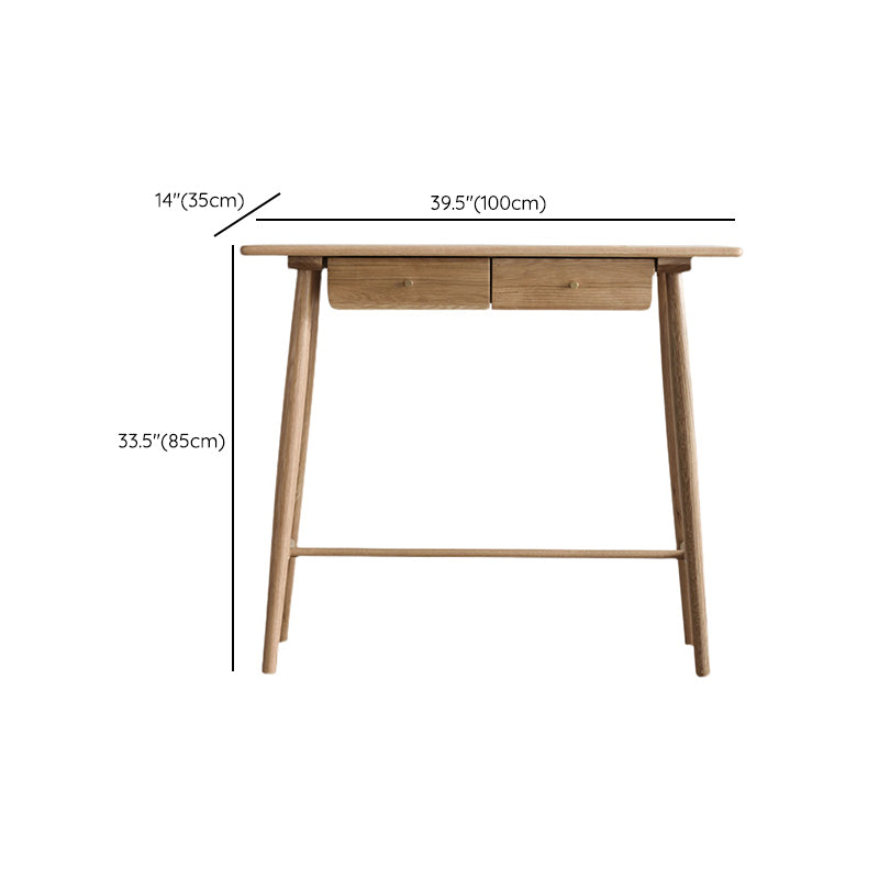 Modern Pub Height Dining Table Natural Oak Counter Height Table
