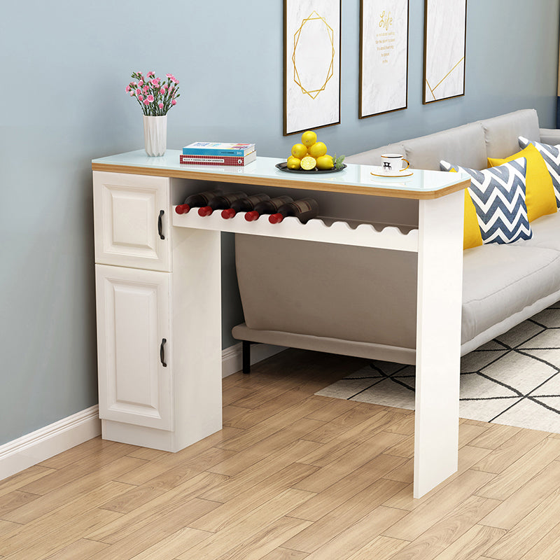 Contemporary Bar Dining Table Indoor Rectangle Counter Table