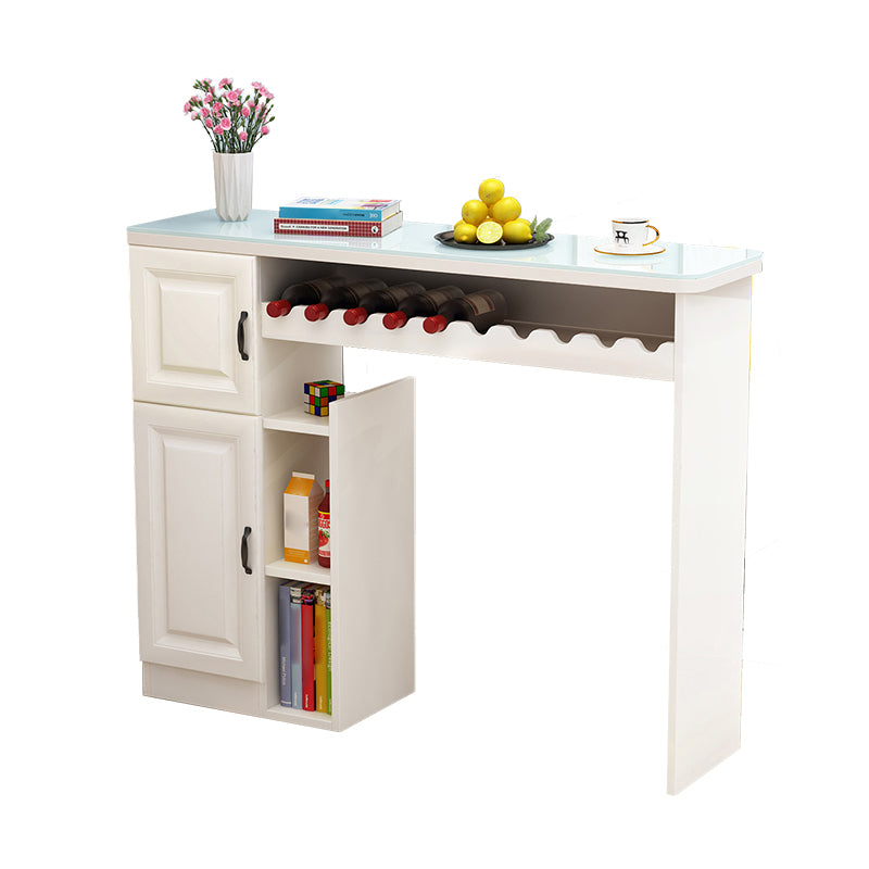 Contemporary Bar Dining Table Indoor Rectangle Counter Table