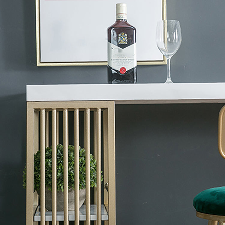 Solid Wood Counter Wine Table Rectangle Pub Height Dining Table