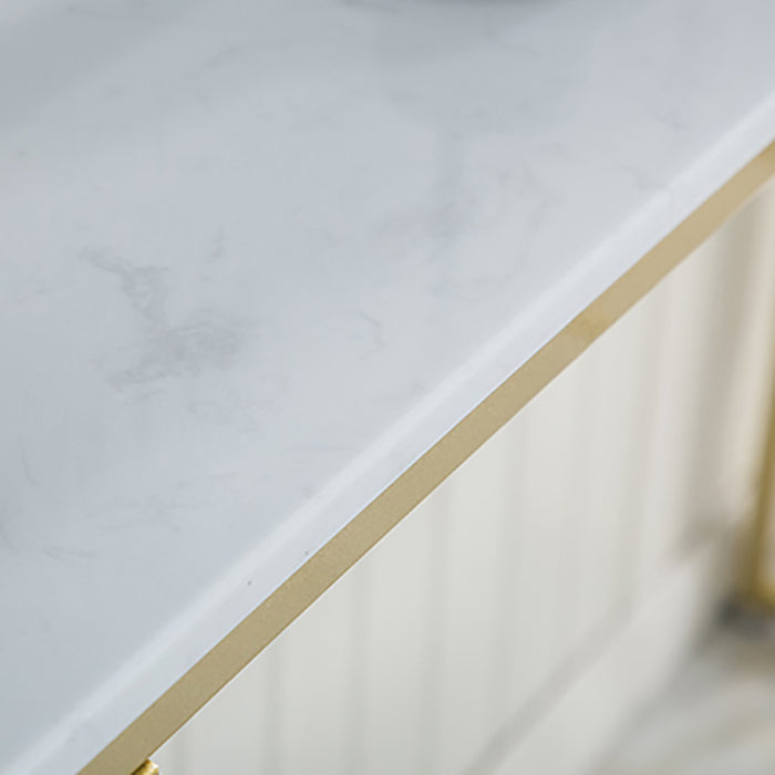 Glam Pub Height Dining Table Double Pedestal Counter Wine Table