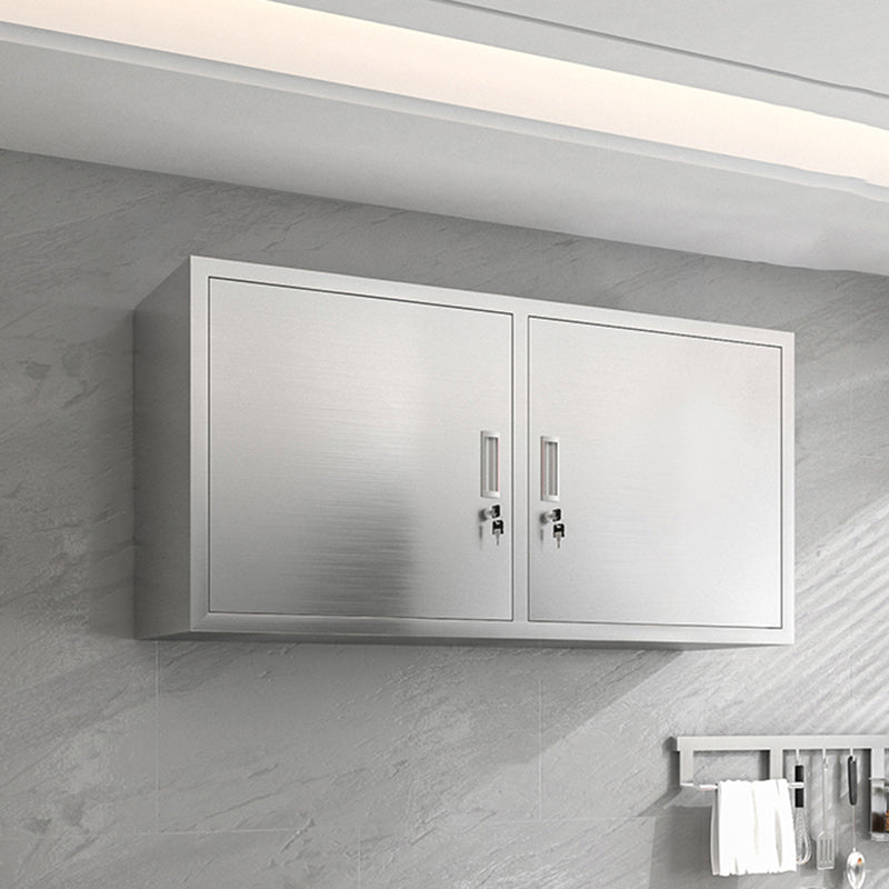 Modern Wall Mounted Display Stand Metal Storage Cabinet for Dining Room