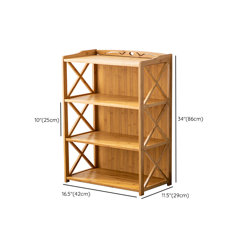 Contemporary Sideboard Cabinet Bamboo Sideboard with Drawers for Kitchen