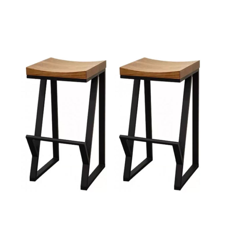 Industrial Pub Dining Set 1/2/5 Pcs Rectangular Solid Wood Pub Set for Home