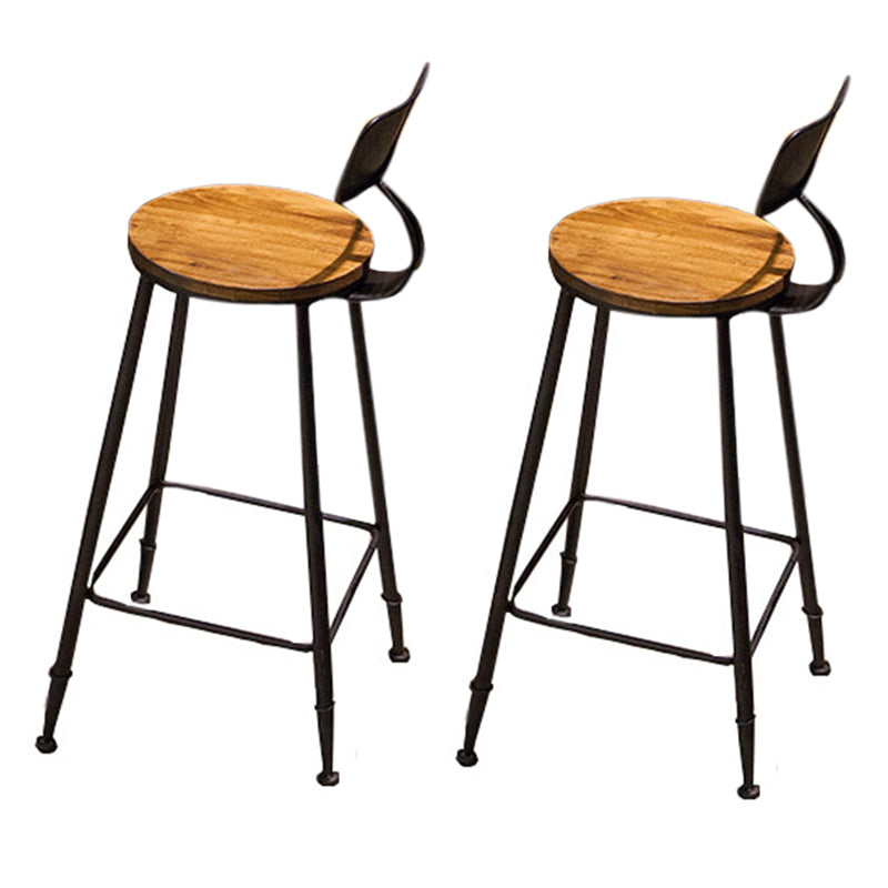 Industrial Style Pub Dining Set 1/2/9 Pcs Rectangular Solid Wood Pub Set for Home