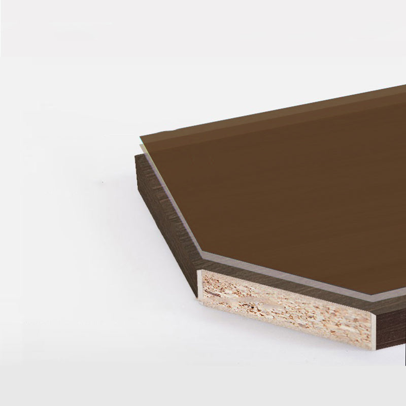 Closed Back Contemporary Bookcase Engineered Wood Vertical Bookshelf with Shelves