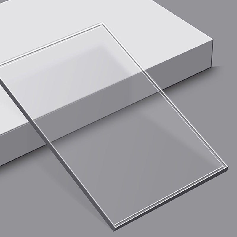 Acrylic Bookcase Modern Style Closed Back Vertical Bookshelf for Office