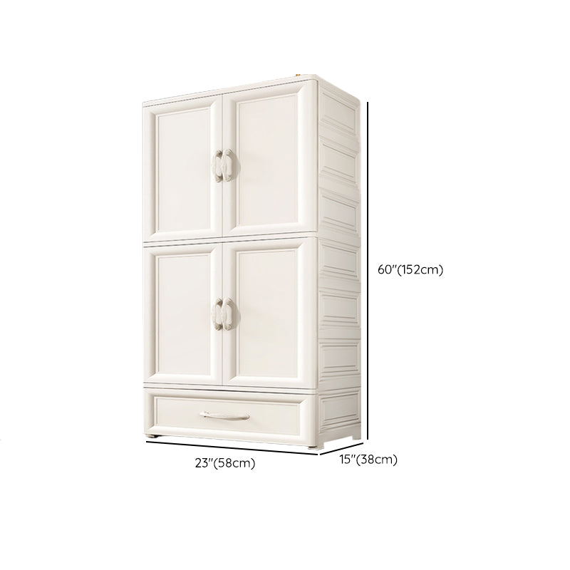 Rectangular Plastic Storage Cabinet Teen Style Bedroom Wardrobe