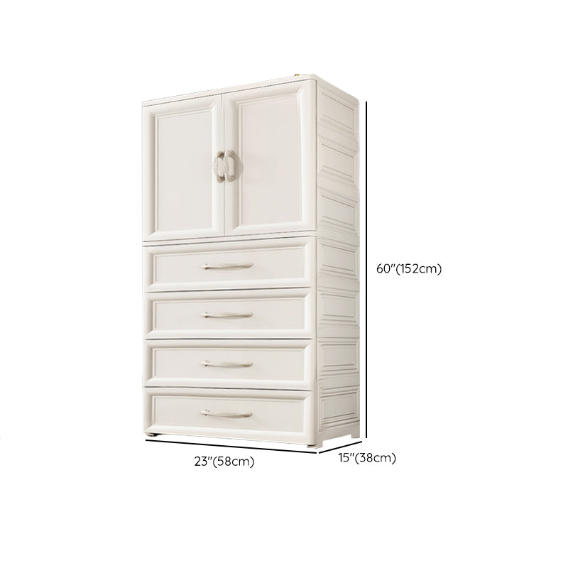 Rectangular Plastic Storage Cabinet Teen Style Bedroom Wardrobe