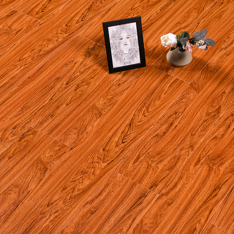 Red Wood Laminate Flooring Scratch Resistance Matte Laminate Plank Flooring