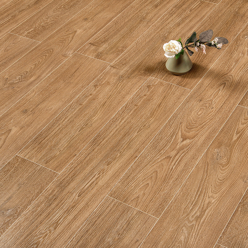 Red Wood Laminate Flooring Scratch Resistance Matte Laminate Plank Flooring