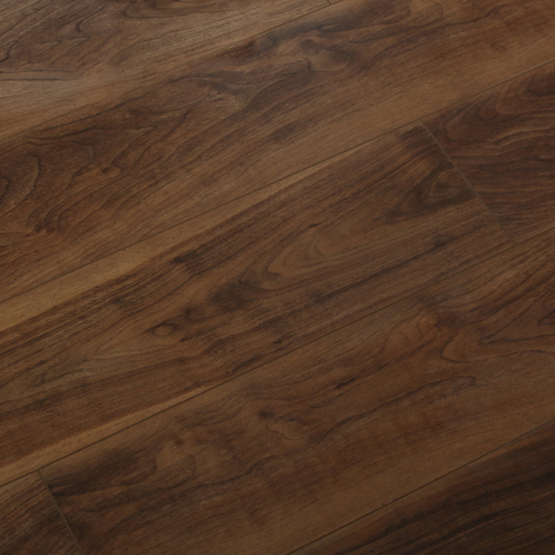 Brown Wood Laminate Flooring Scratch Resistance Matte Laminate Plank Flooring