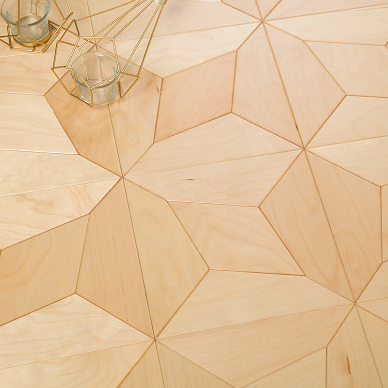 Brown Wood Laminate Flooring Scratch Resistance Smooth Laminate Plank Flooring