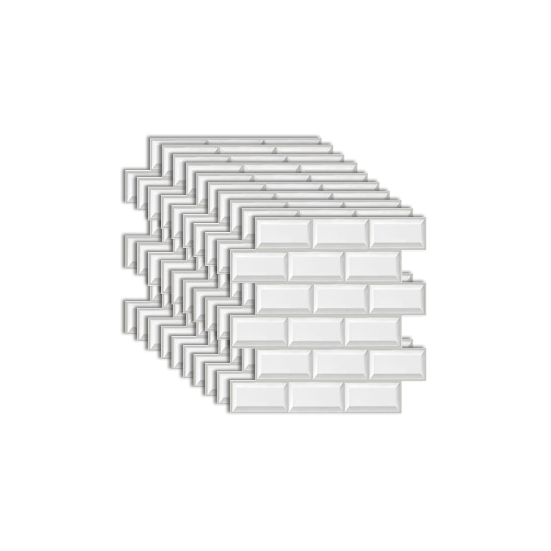 3D Embossed Backsplash Panels Plastic Backsplash Panels with Waterproof