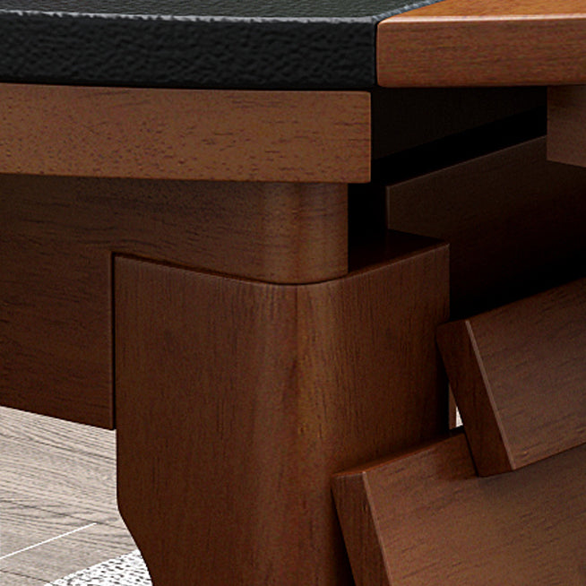 Modern Stone Scalable Dining Table Solid Wood Leg for Dining Room