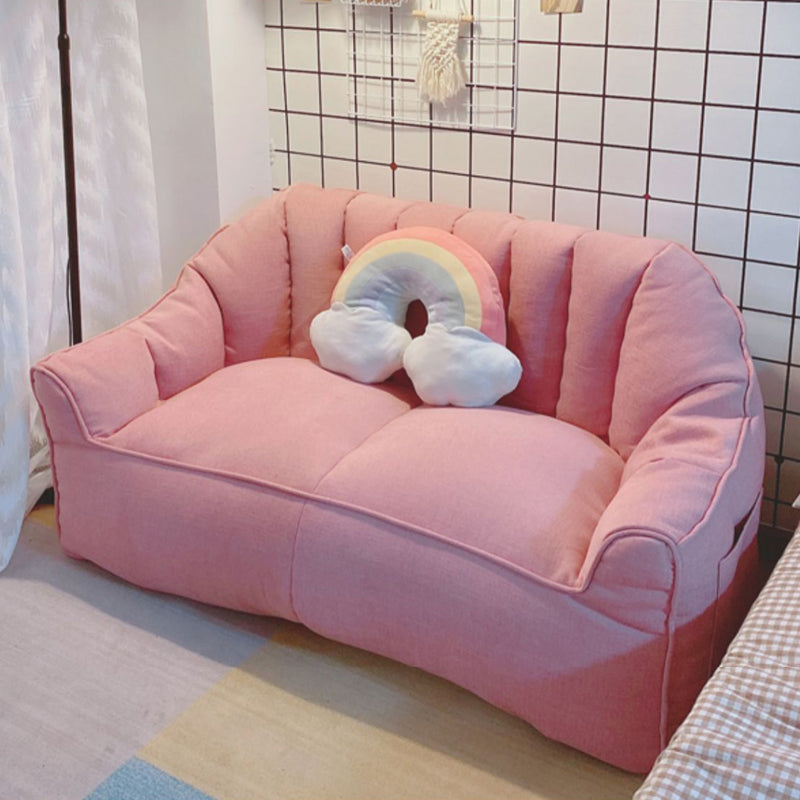 Velvet Loveseat Sofa Flared Apartment Arm Settee for Living Room