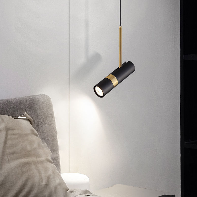 Metal Cylinder Wall Light Sconces Modern 1 Light Wall Mounted Lamp