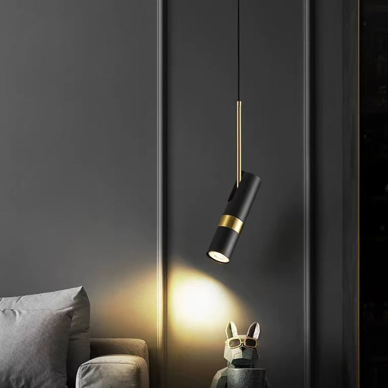 Metal Cylinder Wall Light Sconces Modern 1 Light Wall Mounted Lamp
