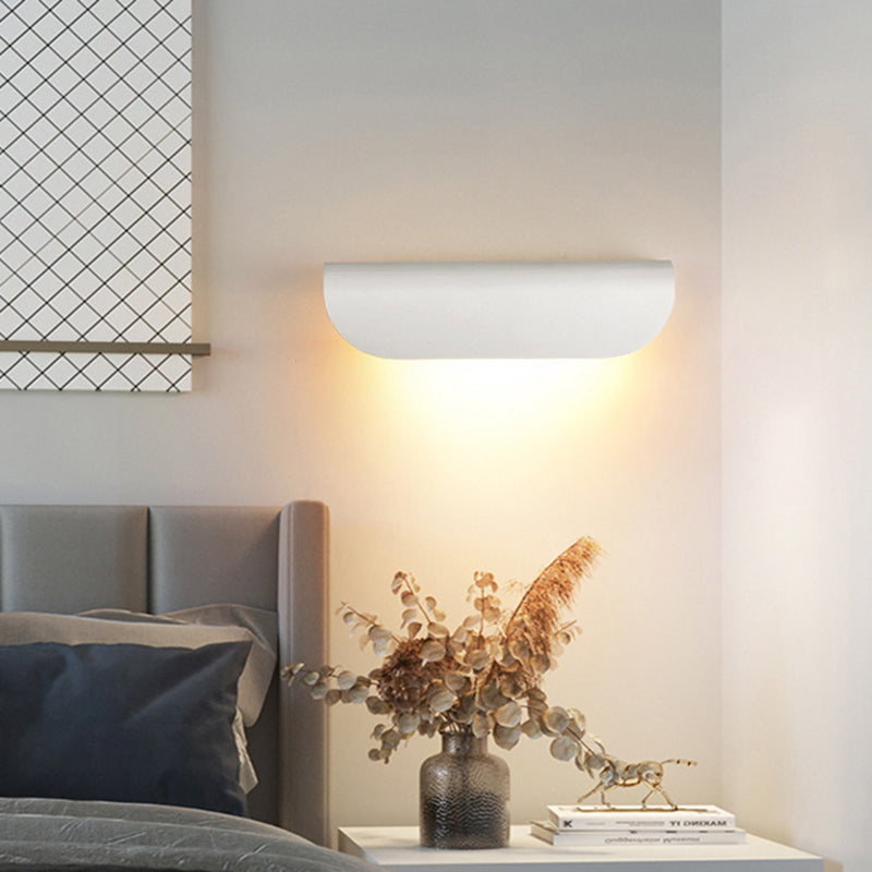 1 Light Geometric Wall Lamp Simplicity Metal Wall Mounted Light Fixture