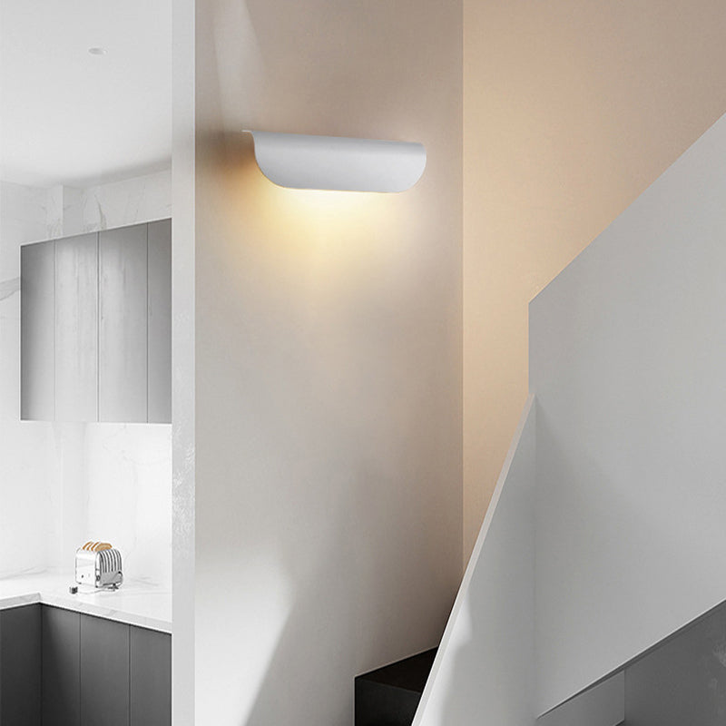 1 Light Geometric Wall Lamp Simplicity Metal Wall Mounted Light Fixture