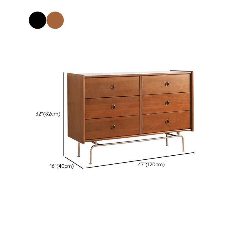 Modern Storage Chest Solid Wood Storage Chest Dresser with Drawers