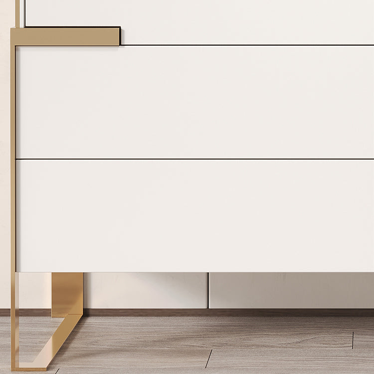 Glam Storage Chest Wooden Storage Chest Dresser with 6 Drawers