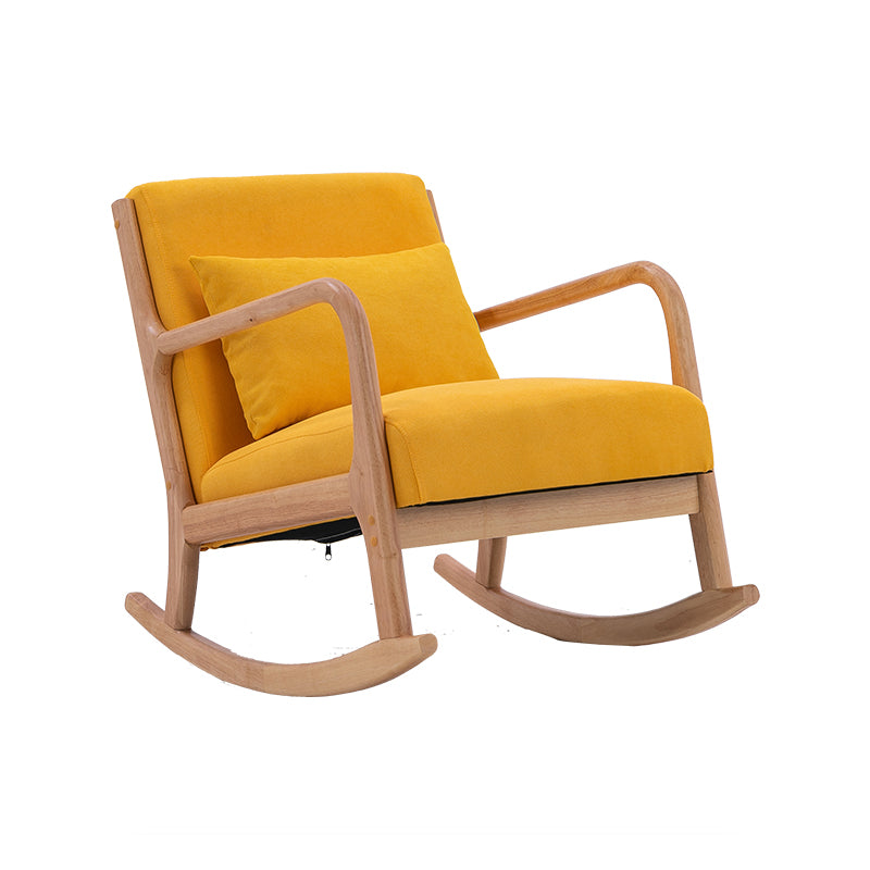 Modern Style Wood Base Home Lazy Chair Lounge Chaise Rocking Chair
