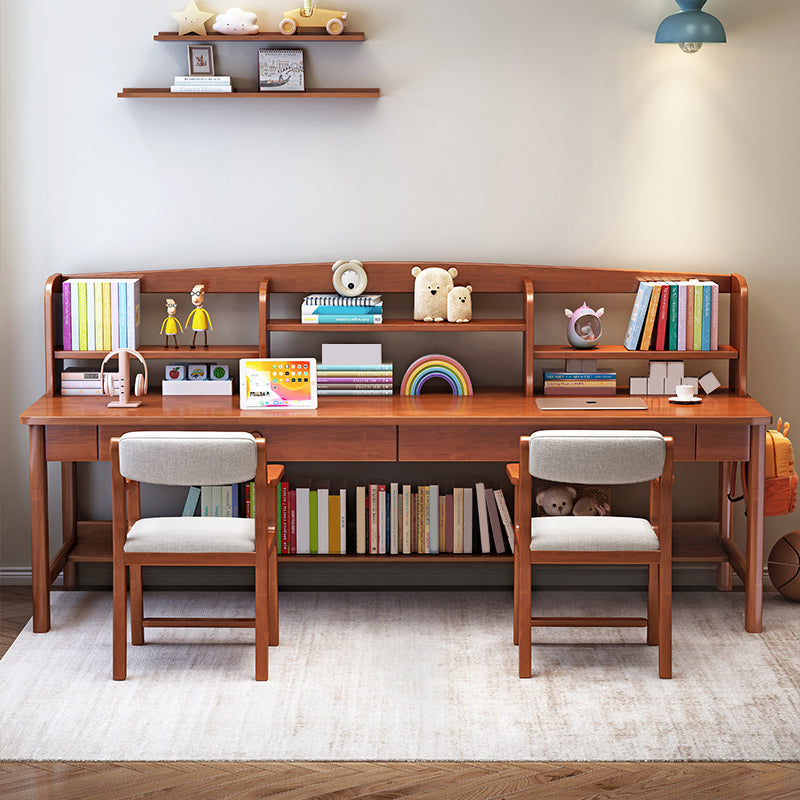 Wooden Desk Kids Desk 23.6" W Bedroom Writing Corner Kids Desk and Chair