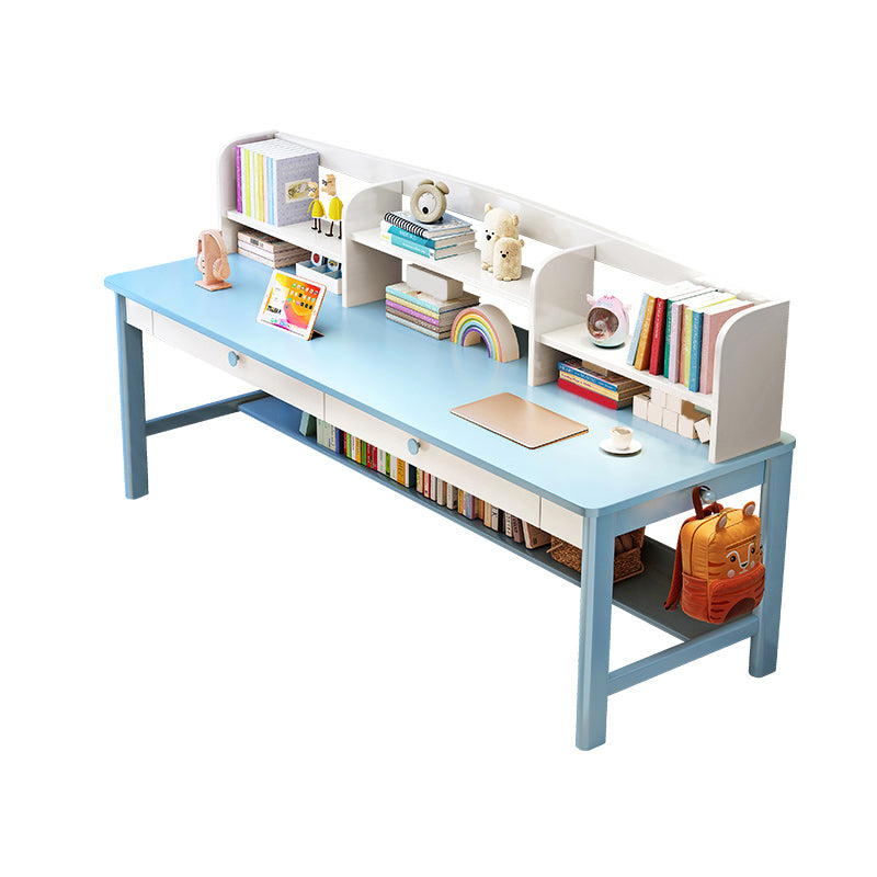 Wooden Desk Kids Desk 23.6" W Bedroom Writing Corner Kids Desk and Chair