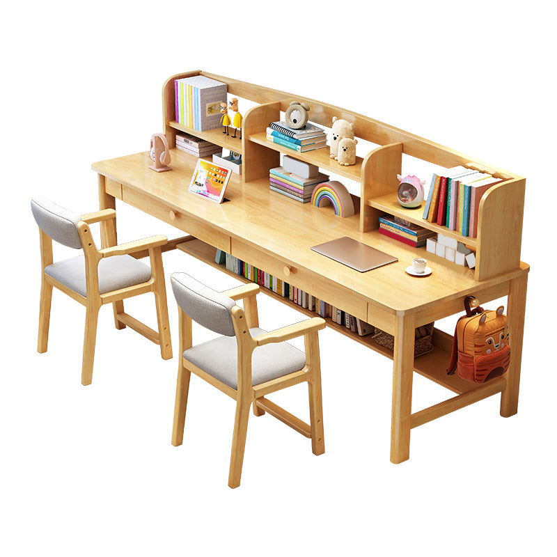 Wooden Desk Kids Desk 23.6" W Bedroom Writing Corner Kids Desk and Chair