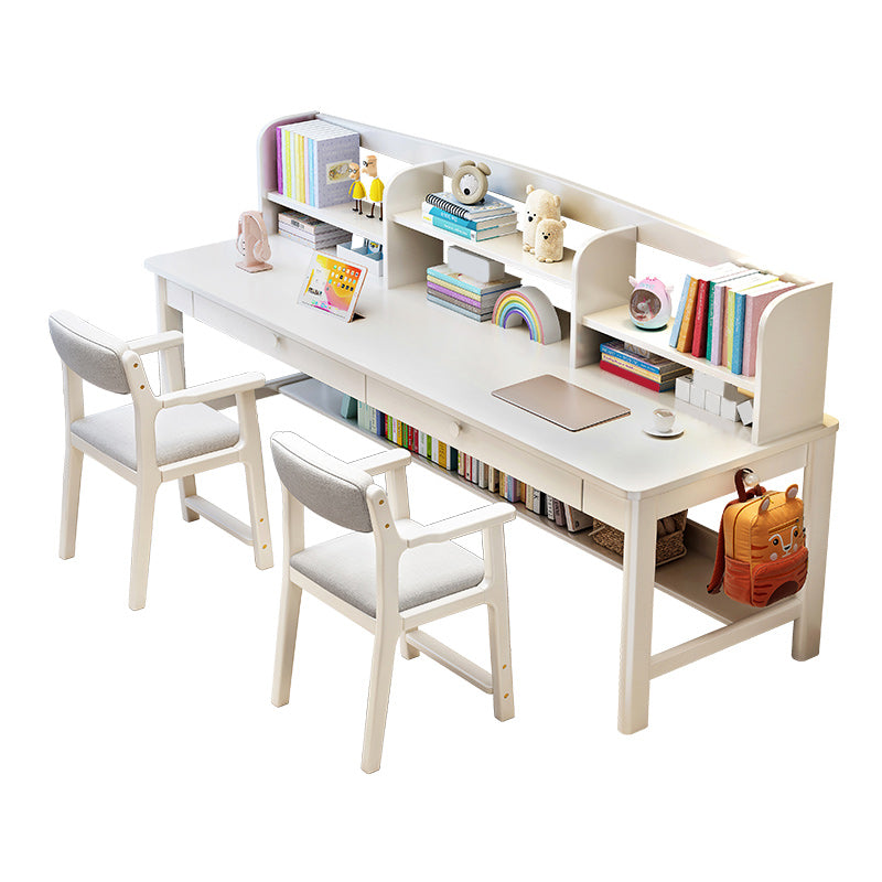 Wooden Desk Kids Desk 23.6" W Bedroom Writing Corner Kids Desk and Chair