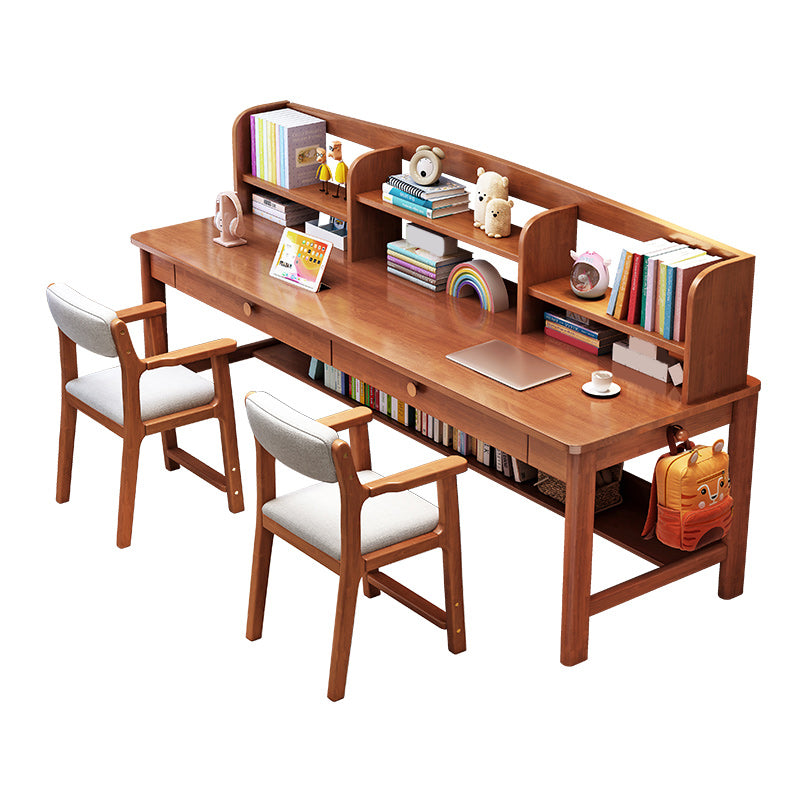 Wooden Desk Kids Desk 23.6" W Bedroom Writing Corner Kids Desk and Chair