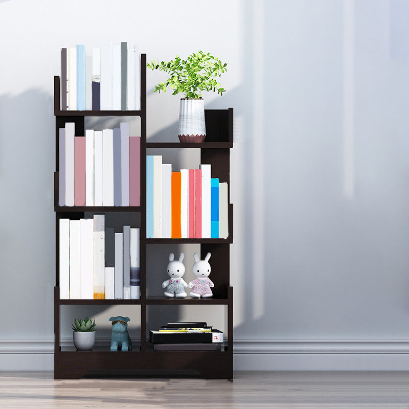 Wood Standard Kids Bookcase Contemporary Storage Bookcase Stain Resistant