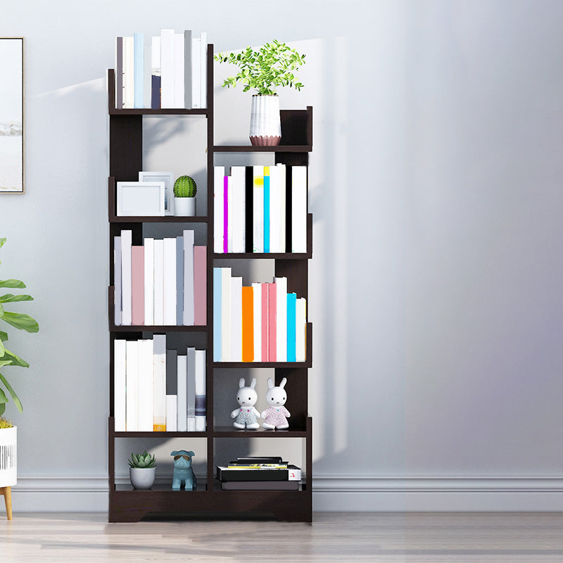 Wood Standard Kids Bookcase Contemporary Storage Bookcase Stain Resistant