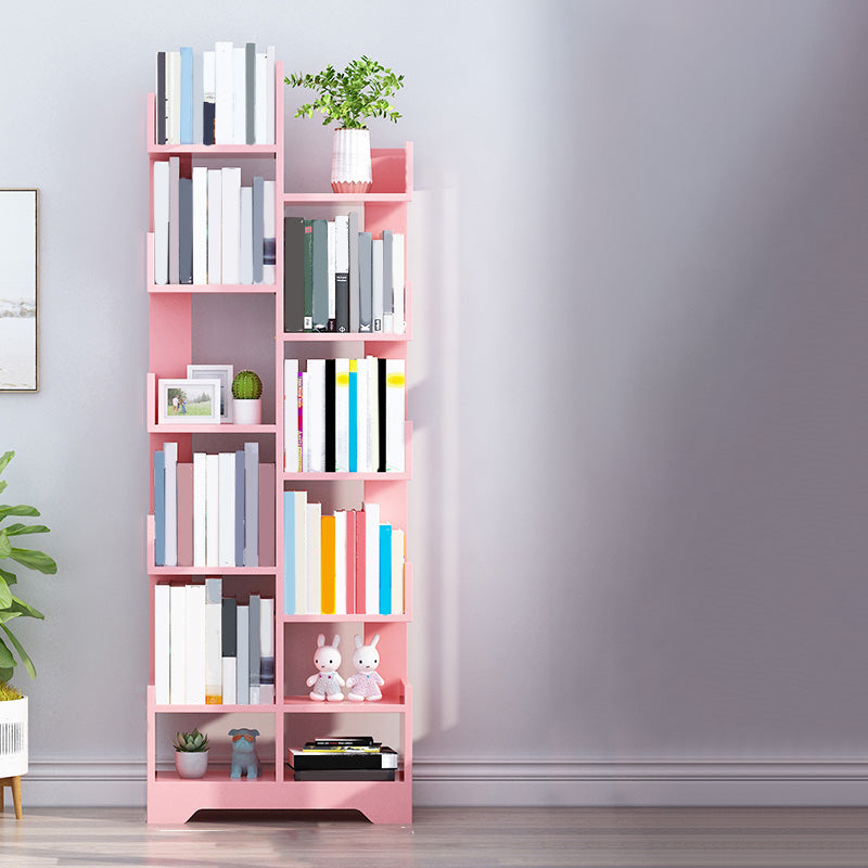 Wood Standard Kids Bookcase Contemporary Storage Bookcase Stain Resistant