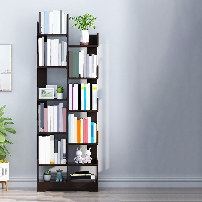 Wood Standard Kids Bookcase Contemporary Storage Bookcase Stain Resistant