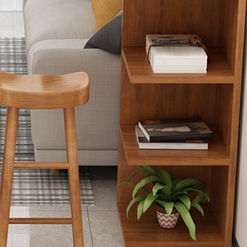 Modern Pub Height Dining Table Natural Pine Counter Height Table