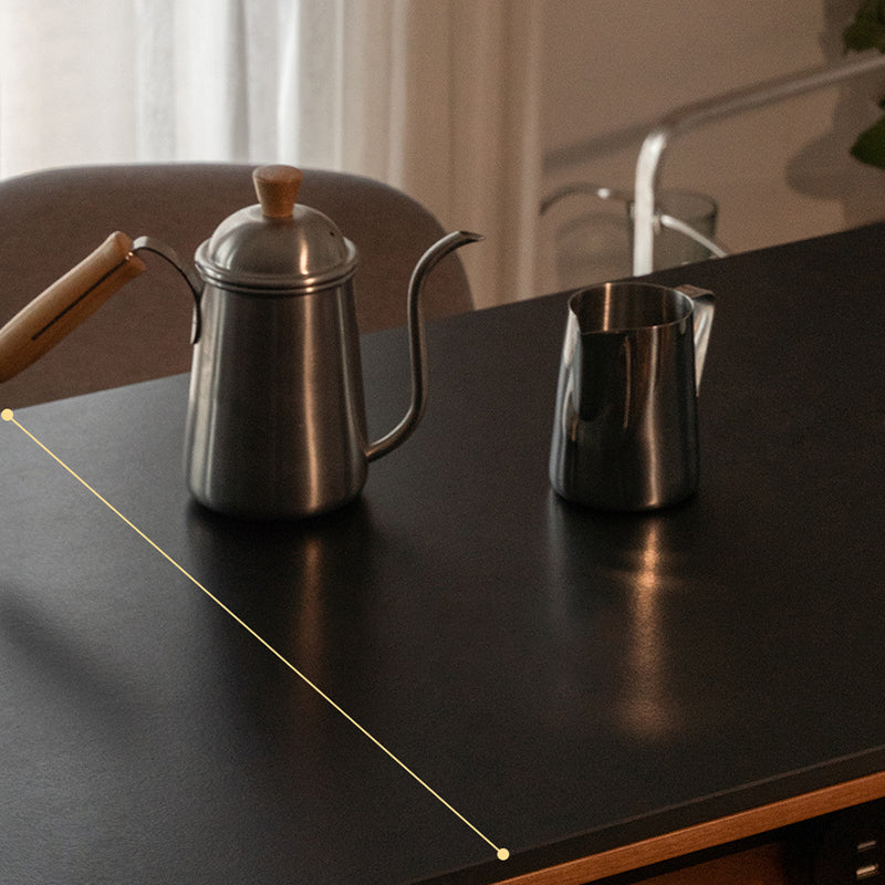 Stone Top Bar Dining Table Free Form Bar Table with Storage Base