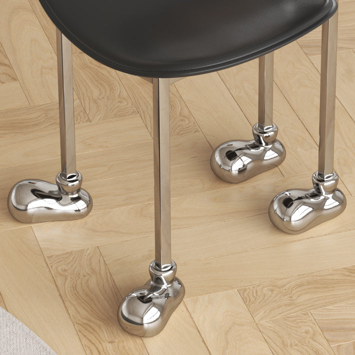 Stainless Steel Frame Dining Side Chair Indoor Upholstered Side Chair
