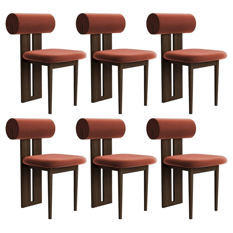 Contemporary Side Chair Wood Slat Back Dining Room Chair for Dining Room