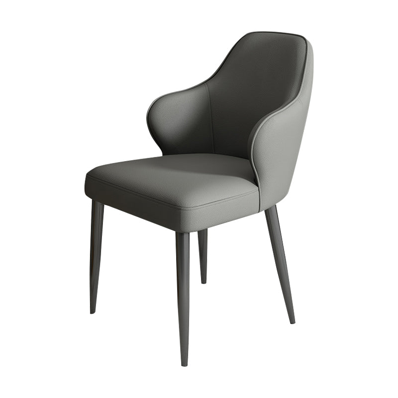 Modern Armrest Backrest Cushion Chair with Metal Legs for Hotel
