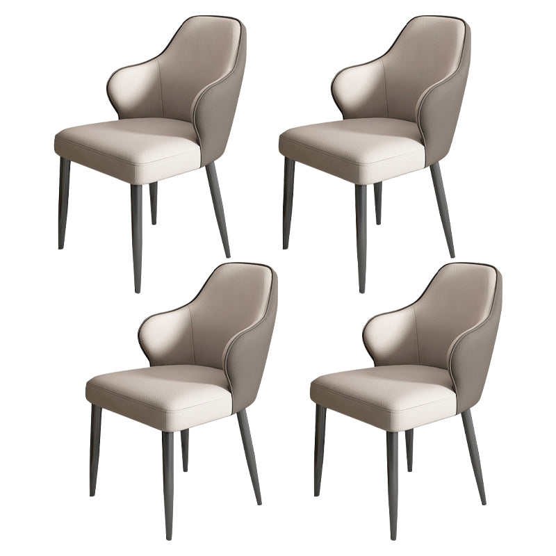 Modern Armrest Backrest Cushion Chair with Metal Legs for Hotel